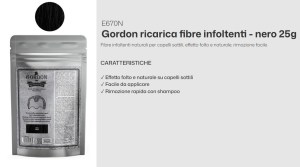 GORDON RICARICA FIBRE NERO E670N